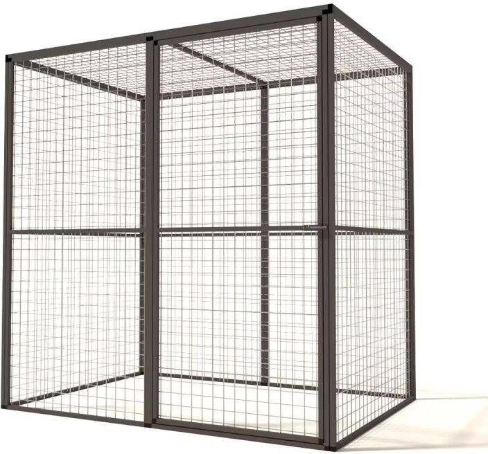 Glorenza Lilly Kattenren Aluminium Antraciet 176x121x178 cm
