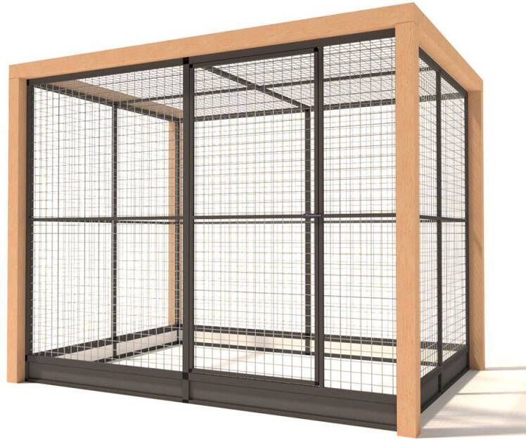 Glorenza Valentijn Kattenren Aluminium Antraciet 260x190x202 cm