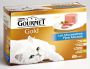 Gourmetmaxx Gourmet Gold mousse met kip met zalm met niertjes met konijn 12x85g kattenvoer - Thumbnail 2