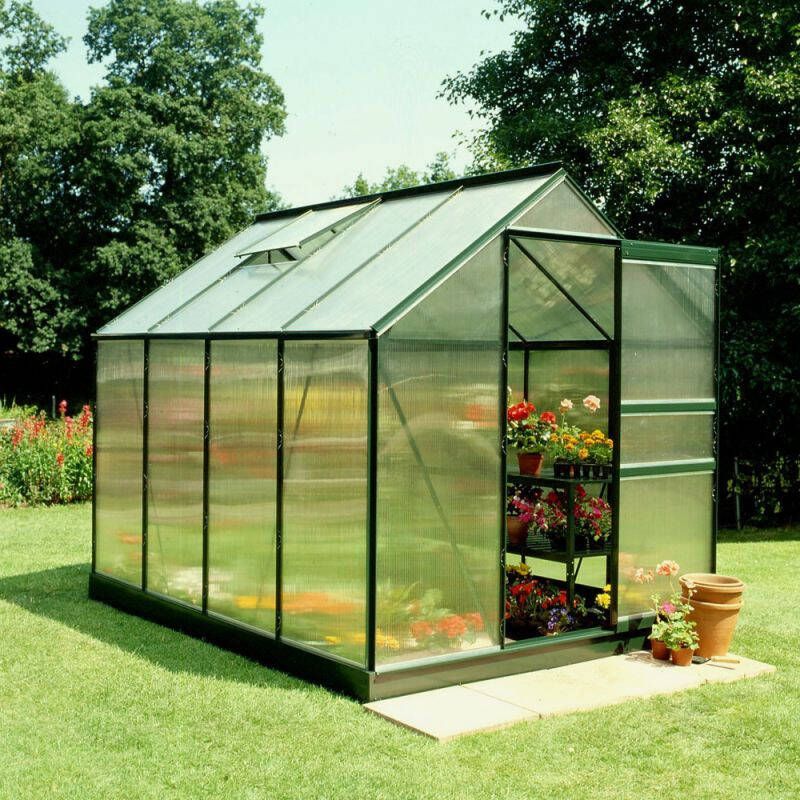 Halls Popular 86 Tuinkas Groen 257x193x196 cm Polycarbonaat