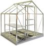 Halls Popular 66 Tuinkas Zilver 195x193x196 cm Veiligheidsglas - Thumbnail 3