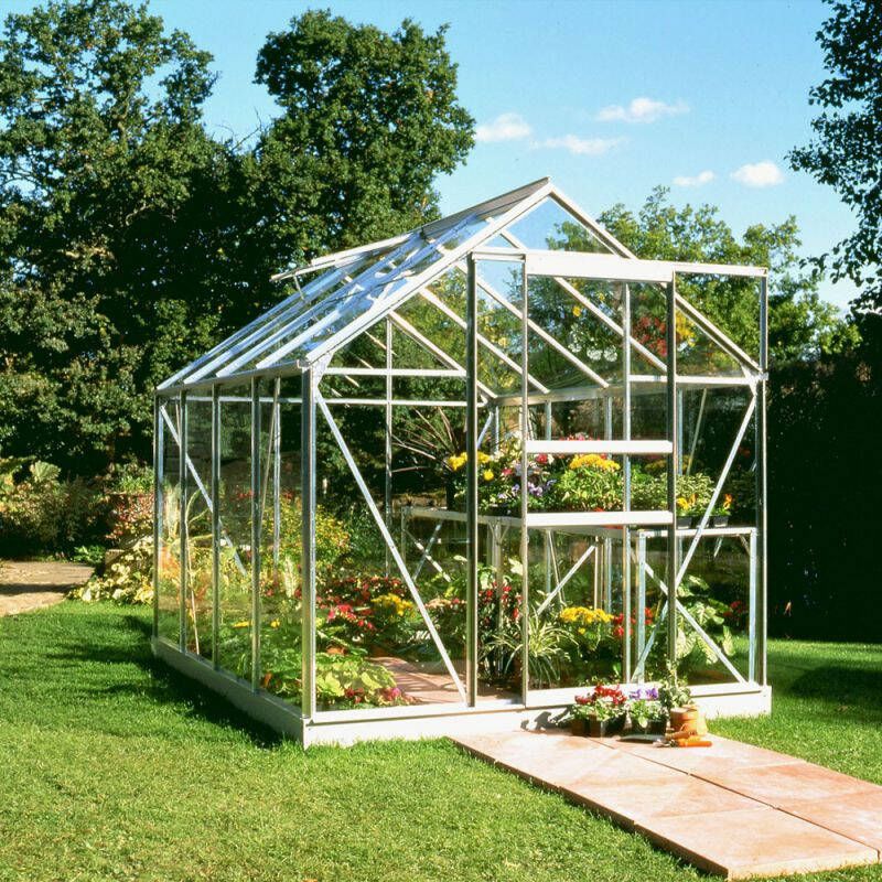 Halls Popular 86 Tuinkas Zilver 257x193x196 cm Veiligheidsglas - Foto 9