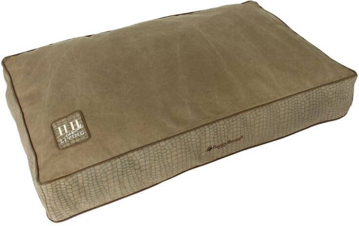 Happy-House Blokkussen Casual Hondenkussen Bruin 95x65x15 cm Klein
