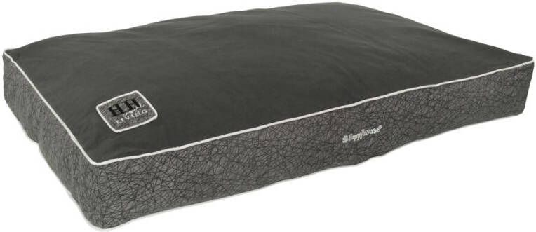 Happy-House Blokkussen Casual Hondenkussen Grijs 125x80x15 cm Groot