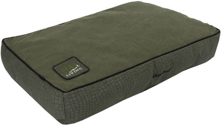 Happy-House Blokkussen Casual Hondenkussen Groen 95x65x15 cm Klein