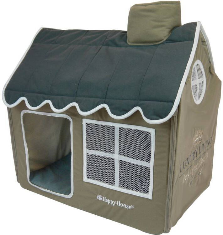 Happy-House Vila Luxury Living Hondenkussen Taupe 62x42x59 cm Middel