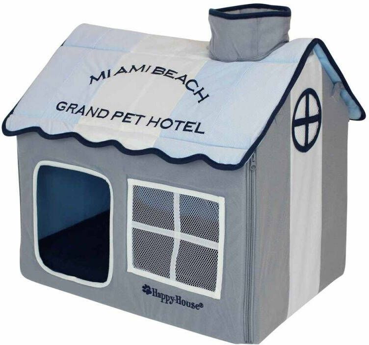 Happy-House Villa Beachhouse Hondenkussen Blauw 52x36x49 cm Klein