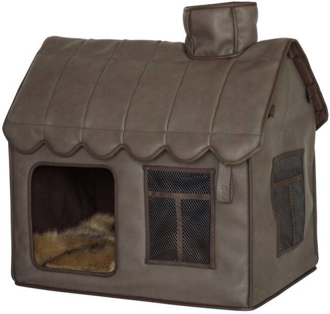 Happy-House Villa Hondenkussen Bruin 52x36x49 cm Klein