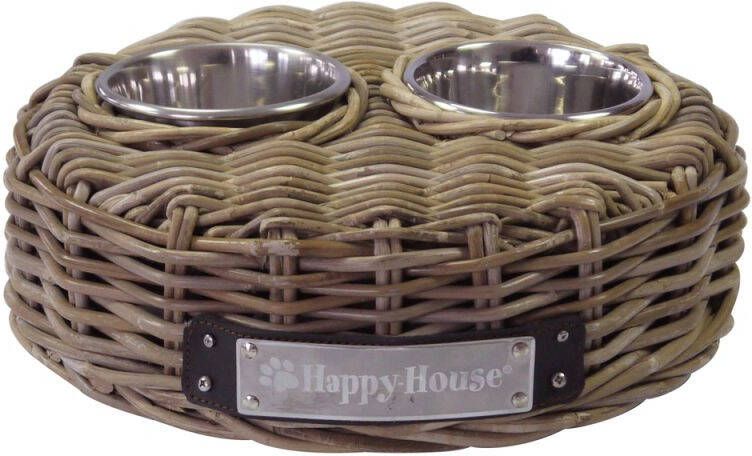 Happy-House Voerbak Ø 35x17 cm Beige Bruin