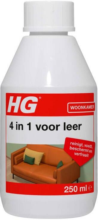 HG 4 in 1 voor leer 250ml beschermt voedt en reinigt