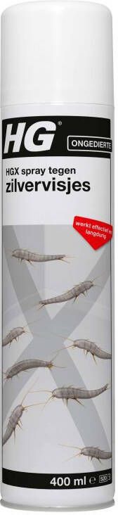 HG Tegen zilvervisjes Spray 400 ml - Foto 2