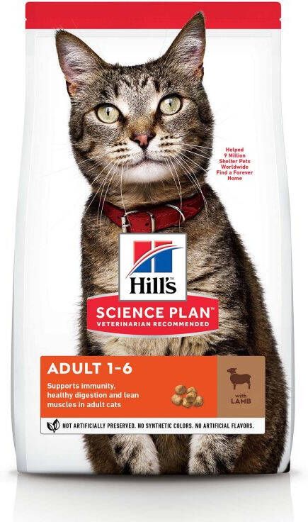 Hills Hill's Adult Kattenvoer Lam Rijst 1 5 kg