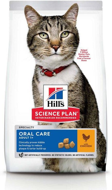 Hills Hill's Adult Oral care Kattenvoer Kip 7 kg