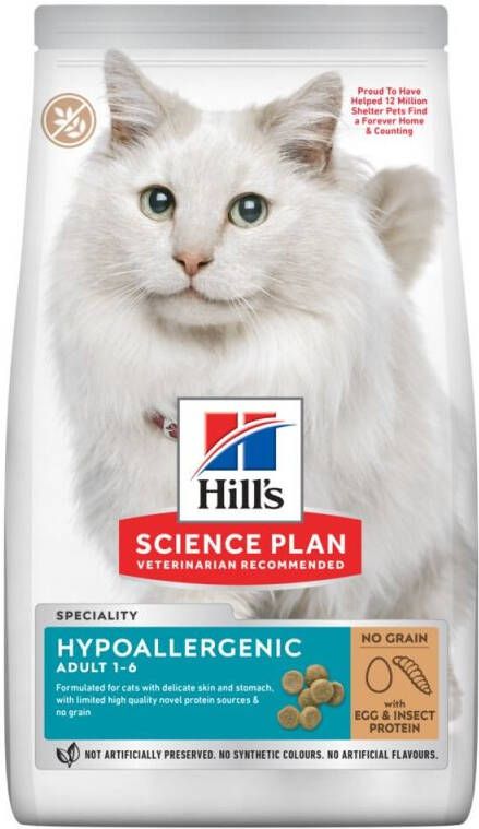 Hills Hill's hypoallergeen Ei en insect Kattenvoer