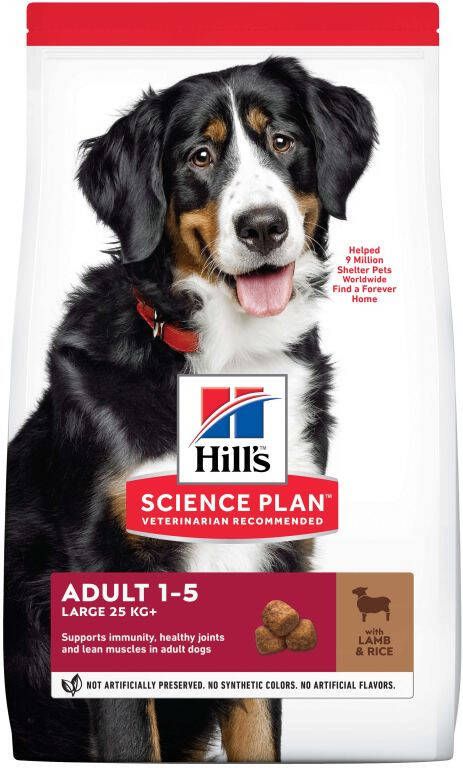 Hills Hill's Science Plan Adult Large Breed Hondenvoer Lam Rijst 12 kg