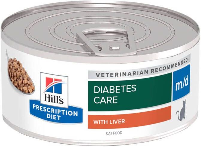 Hill's PD Diabetes Care m d Kattenvoer Lever 156 gram