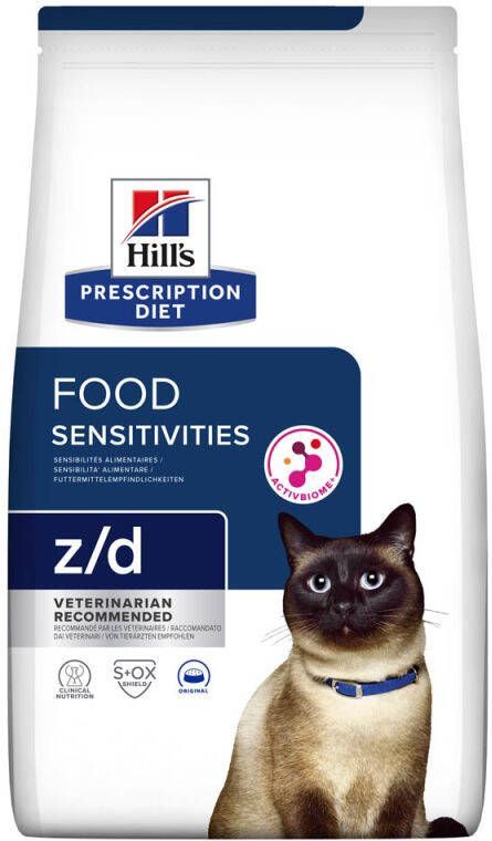 Hill's PD Food Sensitivities z d Kattenvoer Kip 3 kg