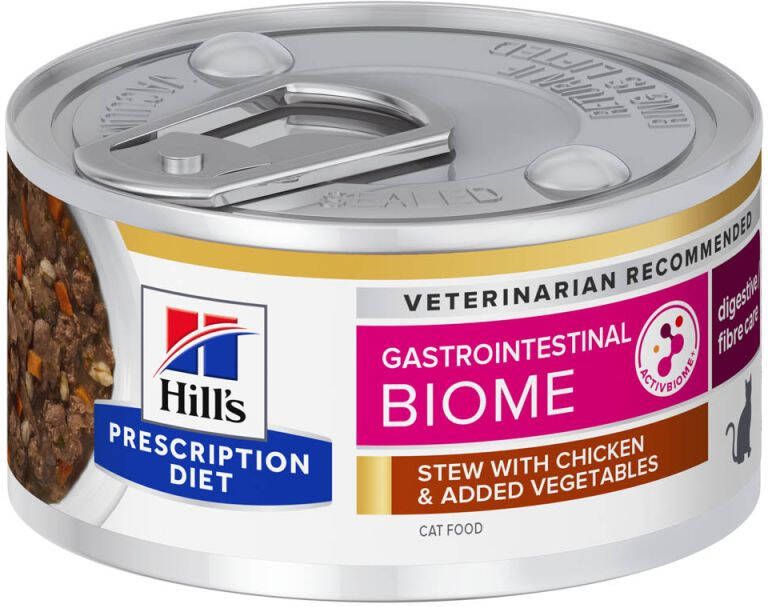 Hill's PD Gastrointestinal BIOME Kattenvoer Kip Groente 82 gram