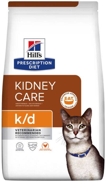 Hill's PD Kidney Care k d Kattenvoer Kip 8 kg