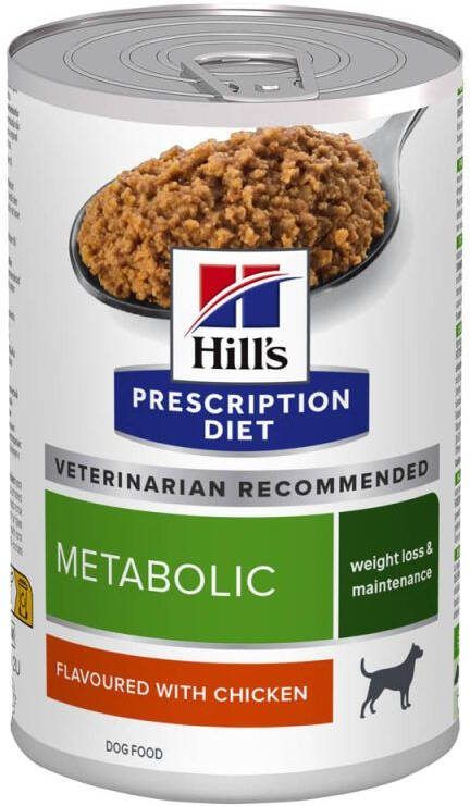 Hill's PD Hill's Prescription Diet Metabolic Hondenvoer Kip 370 gram