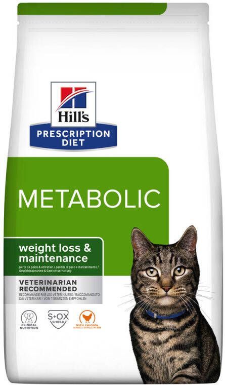 Hill's PD Hill's Prescription Diet Metabolic Kattenvoer Kip 12 kg
