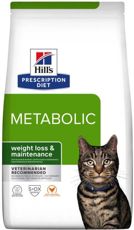 Hill's PD Metabolic Kattenvoer Kip 3 kg