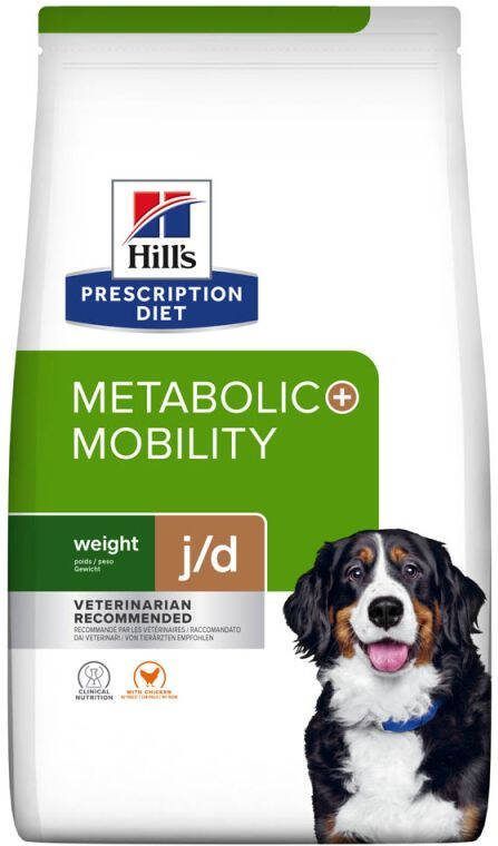 Hill's PD Hill's Prescription Diet Metabolic+Mobility j d Hondenvoer Kip 12 kg