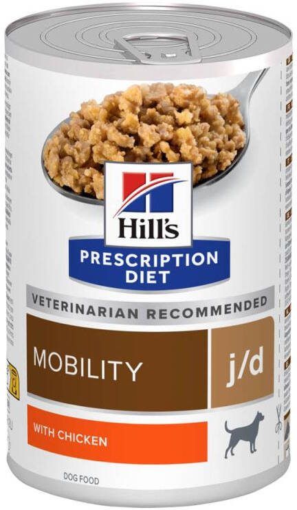 Hill's PD Hill's Prescription Diet Mobility j d Hondenvoer Kip 370 gram