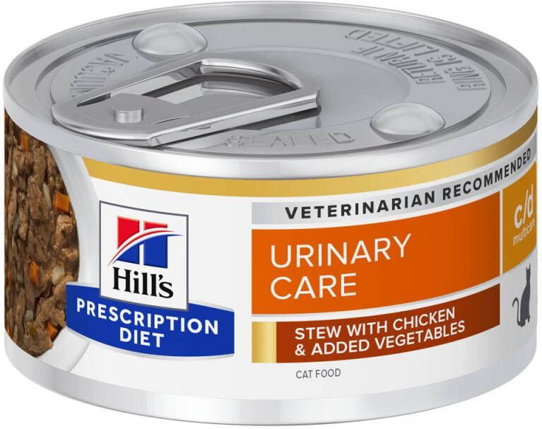 Hill's PD Urinary Care c d Kattenvoer Kip Groente 82 gram