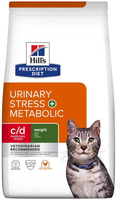 Hill's PD Urinary Stress + Metabolic c d Kattenvoer Kip 3 kg