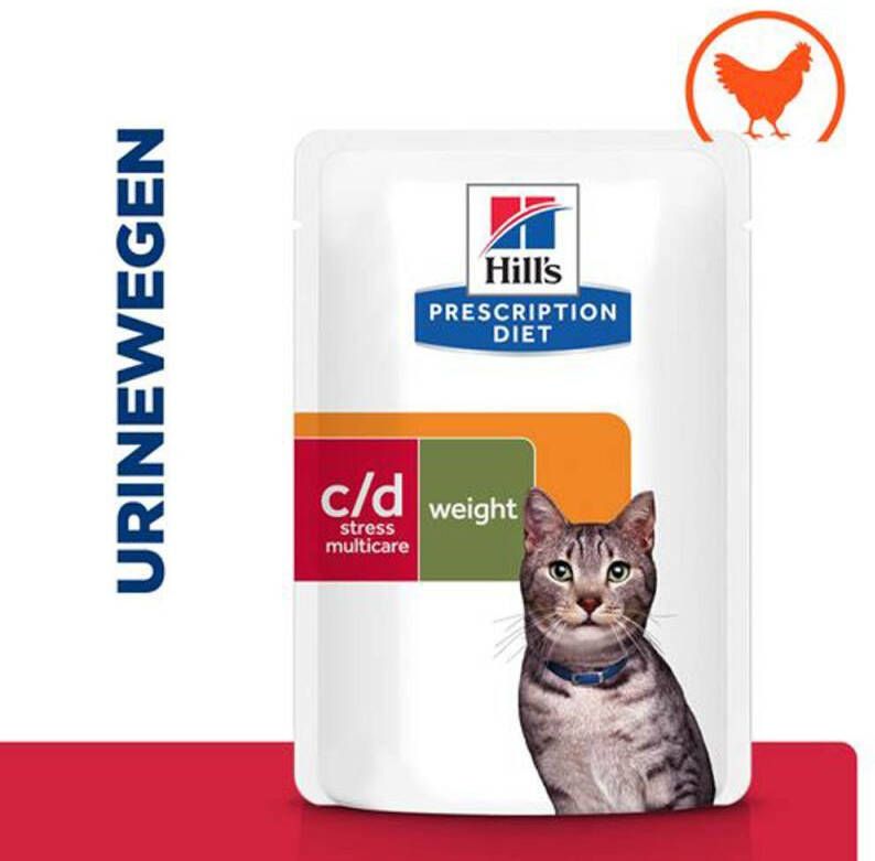 Hill's PD Urinary Stress + Metabolic c d Kattenvoer Kip 1 02 kg