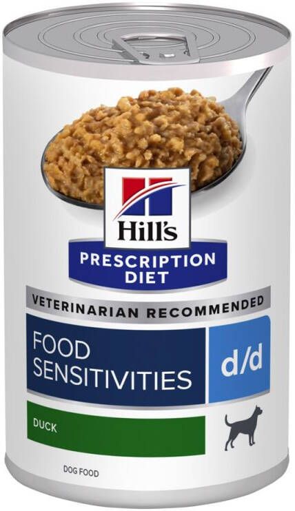 Hill's PD Prescription Diet D D Hondenvoer veterinair Eend 370 gram