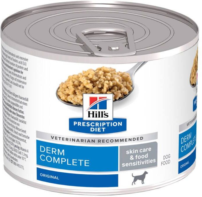 Hill's PD Prescription Diet Derm Complete Hondenvoer veterinair 200 gram