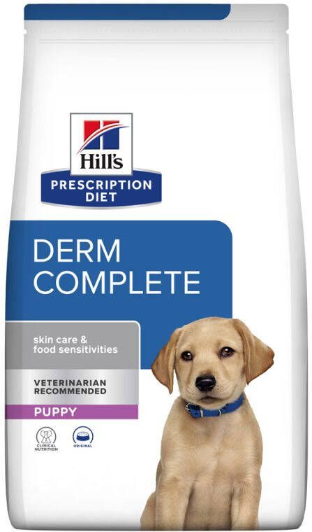 Hill's PD Prescription Diet Derm Complete Puppy Hondenvoer veterinair 4 kg