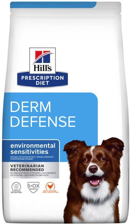 Hill's PD Prescription Diet Derm Defense Hondenvoer veterinair Kip 12 kg