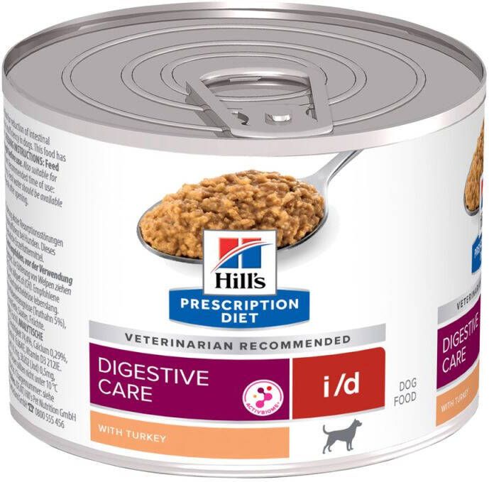 Hill's PD Prescription Diet i d Digestive Care Hondenvoer veterinair Kalkoen 200 gram