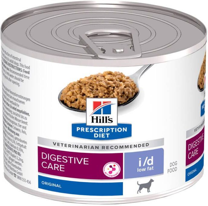 Hill's PD Prescription Diet i d Low Fat Digestive Care Hondenvoer veterinair 200 gram