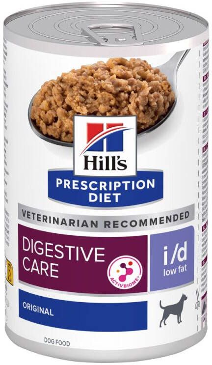 Hill's PD Prescription Diet i d Low Fat Digestive Care Hondenvoer veterinair 360 gram