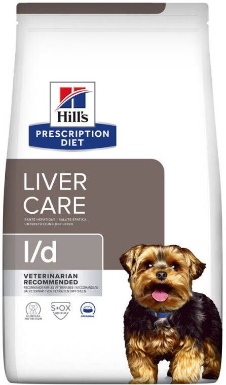 Hill's PD Prescription Diet l d Liver Care Hondenvoer veterinair 10 kg