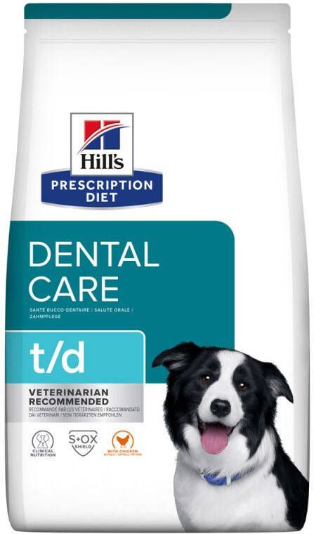 Hill's PD Prescription Diet t d Mini Dental Care Hondenvoer veterinair Kip 4 kg