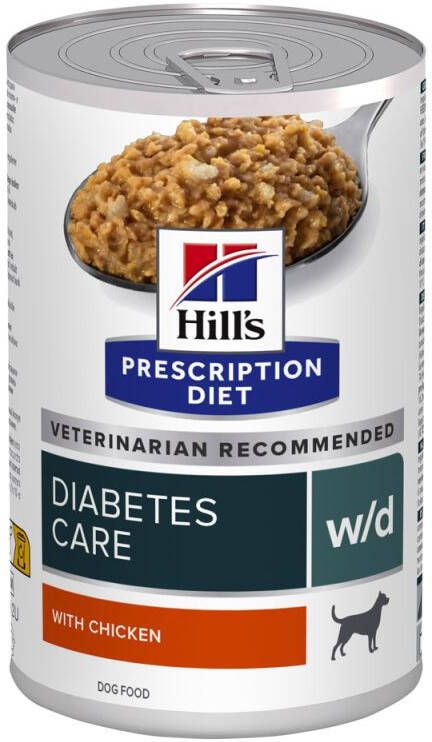 Hill's PD Prescription Diet w d Diabetes Care Hondenvoer veterinair Kip 370 gram