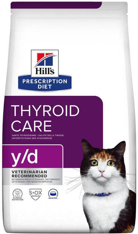 Hill's PD Thyroid Care y d Kattenvoer 3 kg