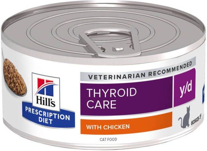 Hill's PD Thyroid Care y d Kattenvoer Kip 156 gram