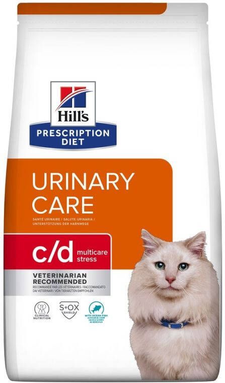 Hill's PD Urinary Care Multicare Stress Kattenvoer Witvis 3 kg