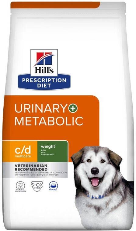 Hill's PD Urinary+Metabolic Multicare Hondenvoer 12 kg