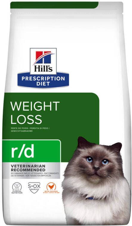 Hill's PD Weight Loss r d Kattenvoer Kip 3 kg