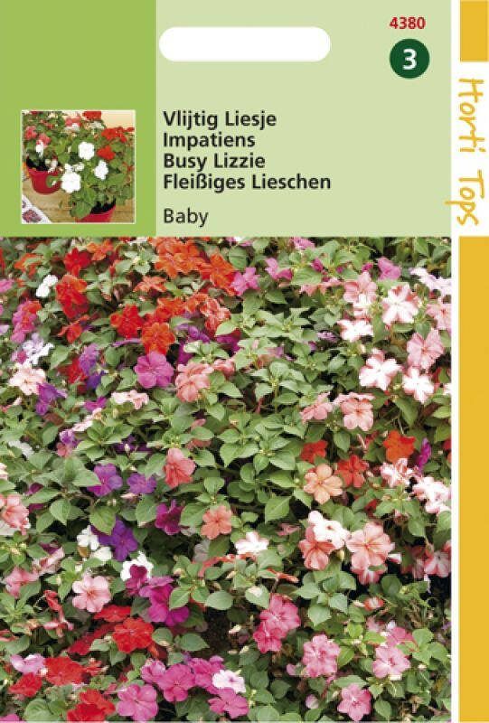 Hortitops Vlijtig Liesje Baby Bloemzaden Vlijtig liesje (Impatiens)