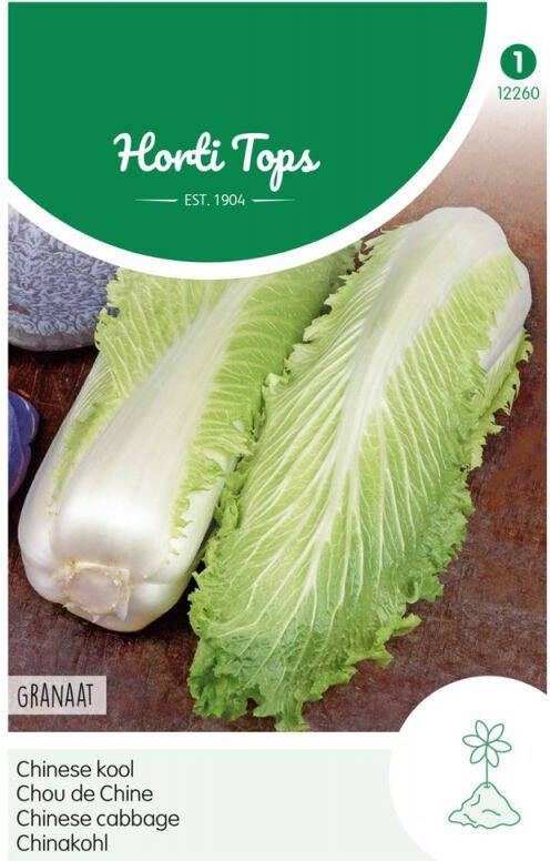 Hortitops Chinese kool Brassica pekinensis Granaat Zelfsluitend Groentezaden 3 gram