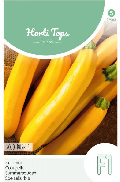 Hortitops Courgette Cucurbita pepo Gold Rush F1 Courgette 2 gram