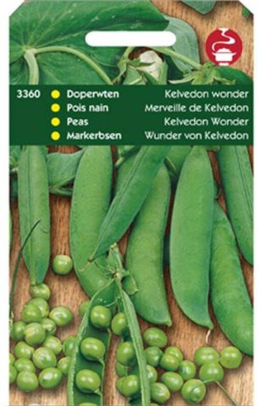 Hortitops Doperwten Pisum sativum Kelvedon Wonder Peulvruchten 100 gram